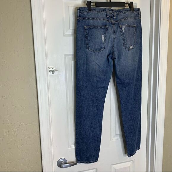 Current/Elliott The Fling Westward Destroy W/Repair Jeans Size 26 - Picture 3 of 9